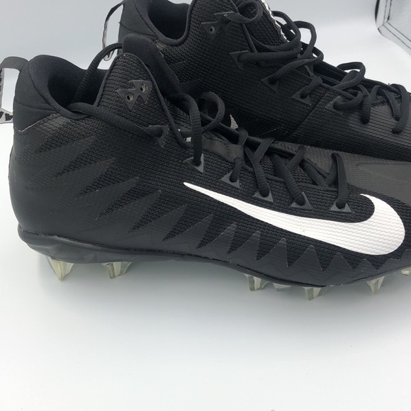Nike Men\'s Alpha Menace Pro Mid Football Cleat Size 12.5 Black/White main image 10
